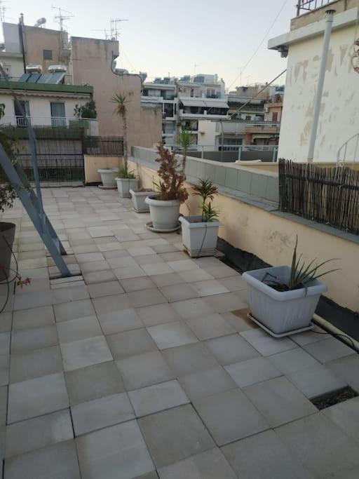 Spacious Private Rooftop Studio, Mountain And Sea View Athene Buitenkant foto